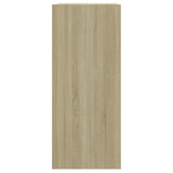 Free-Standing Bookshelf Tower - Sonoma Oak Bookcase & Room Divider, 40x30x72cm, Perfect for Bedroom, Office, Living Room, Reception Area, Stylish Storage Solution