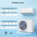 Antarctic Star 9000 BTU Mini Split AC/Heating System