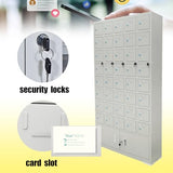 Storage Cabinet Lockers, Cell Phones Cabinet Box with Door Locks and Keys for Office Classroom Supermarket