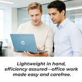 HP 14" Moonlight Blue Laptop with Office 365, AMD CPU, 4GB DDR5 RAM, 1.1TB Storage (128GB SSD and 1TB OneDrive