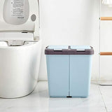 LLLSSS 20L Rubbish Bin Sorting Trash Can Bathroom LivingRoom