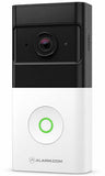 Alarm.com ADC-VDB780B Wireless Video Doorbell Camera, Battery Powered, 1080p HD, 2-Way Audio, Motion Detection, Night Vision, White/Black, Smart Chime Required