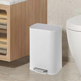 GarveeHome Bathroom Trash Can, 3.2 gal Stainless Steel Garbage Can with Lid