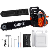 58cc Gas Powered Chainsaw, 2-Stroke Engine with Quick Start & Ergonomic Non-Slip Handle for Efficient Wood Cutting, Tree Trimming and Land Clearing