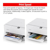Canon PIXMA TS6520 Wireless Color Inkjet Printer Duplex Printing, White – Home Printer with Copier/Scanner