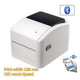 GRSJKRI 10mm Width High Print Speed 152mm/s Thermal Label Printer Barcode Shipping Support QR Code