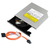 TechMagnet Internal 7mm Slim SATA 8X DVDRW CD DVD RW ROM Burner Writer M-Disc Laptop Super Multi PC Mac Tray Loading Optical Drive Device Compatible with Dell, Lenovo, HP, Asus, Acer (Renewed)