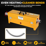 OTRUZPV 1/2"–2" PVC Conduit Heater Box, Electric PVC Bender Tool for Schedule 40/80 Heater Pipe with Temperature Control & Safety Shutoff