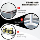 Modern Folding Conference Table,Conference Room Tables with Flip Top