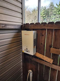 Portable Camplux Propane 1.58 GPM Tankless Gas, On Demand Water Heater, White