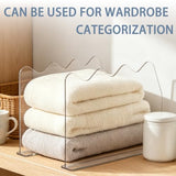 BLULEE Clear Shelf Dividers,Closet Organizers and Storage