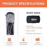 QEZER Down Sleeping Bag for Adults 600 Fill Power, Cold Weather Compact Ultralight All Seasons Sleeping Bag for Backpacking, Camping, Hiking