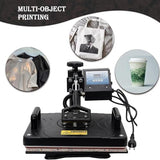 5 in 1 Heat Press Machine - 360° Swing Away T-Shirt Press