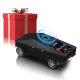 AONOX Cybertruck Bluetooth Speaker for Car, Mini Wireless Speaker with LED Lights, FM Radio, USB/TF Card, TWS Stereo, for Dad, Car Lover Gift from Daughter or Son