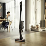 Miele Triflex HX2 Cat & Dog Cordless Stick Vacuum Cleaner 60 min runtime,Obsidian Black / Rose Gold