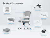 TRALT Ergonomic Office Chair - Comfy Desk Chair with Back Support