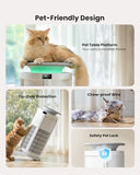 Large Air Purifiers for Home Large Room up to 4200ft², Yaber HEPA Air Purifier for Home Pets, Auto Mode PM2.5 VOC Monitor with Lights