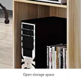 Lectern Wood Teacher Podiums with Open Storage Podium Stand Floor Standing Pulpits for Churches Portable Podiums