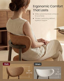 VASAGLE Wooden Dining Chairs Set of 6, Upholstered Kitchen Chairs