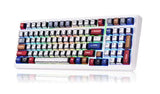 Mechanical Gaming Keyboard, Wireless Creamy Keyboard Hot Swappable Custom Keyboards Rechargeable