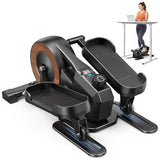 Sitting Under Desk Elliptical Machine, Leg Exerciser While Sitting for Seniors, Seated Pedal Exerciser, Quiet & Portable Pedal Exerciser with 8 Resistance Levels, Work from Home Fitness