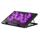 Kootek Laptop Cooling Pad, Laptop Cooler with 5 Quiet Fans for 12"-17" Computer PC Notebook Gaming Laptop Fan