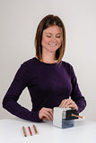 Premium Pencil Sharpener w/Point Adjuster & Automatic Cutting System, Accepts Graphite & Oversized Artist Pencils Dahle