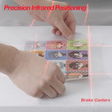 16x24 Pneumatic Sliding Dual Platen Heat Press with Adjustable Infrared Positioning & Up-Sliding Function