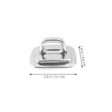4Pcs Computer Lock Fixed Base Universal Laptop Security Anchor Plate Anti Theft Cable Lock for Notebook Tablet Projector in
