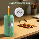 Electric Pencil Sharpener, Rechargeable Fully Automatic Pencil Sharpener