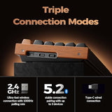 Keychron K8 HE TKL Hall Effect Wireless Mechanical Keyboard, Magnetic Hot-Swappable Switches