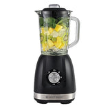 Blender with 48-Ounce Blending Jar and 20-Ounce Travel Cup, Compact Design with Dial Control, 700-Watts, Black West Bend