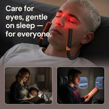 LifeZoom Neck Reading Light, Rechargeable Book Light for Reading at Night, 660nm Red Light & White Modes, Flexible 360° Bendable, Lightweight for Reading, Travel, Eye Care, Better Sleep & Recovery