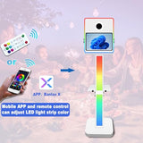 Aookely DSLR Photobooth Machine with Flight Case, 15.6" HD Touch Screen