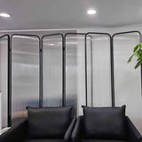 Modern Folding Room Divider Screen - Freestanding Privacy Partition for Home, Office