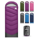 TANSTRIDER Sleeping Bags for Adults Warm Weather,3-4 Season 3lb Lightweight Sleeping Bag for Kids Girls Boys with Compression Sack,Camping Essentials Gear, Hiking,Travel,Backpacking,Outdoor & Indoor