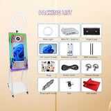 Digital Mirror Photo Booth Machine with Instant Printer Included