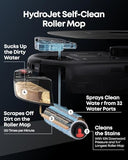 eufy Robot Vacuum E25, 20,000 Pa Suction,HydroJet Always-Clean Roller Mop, All-in-One Robot Vacuum and Mop Combo, Edge-to-Corner Cleaning, Zero-Tangle Design, AI Obstacle Avoidance (Upgraded)