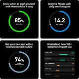 WHOOP Life – 12-Month Membership – MG Device – Health & Fitness Tracker – Blood Pressure Insights, Activity Tracking – ECG Software – 14+ Days Battery Life