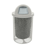 COATEDOUTDOORFURNITURE 32-Gal Trash Can, Gray