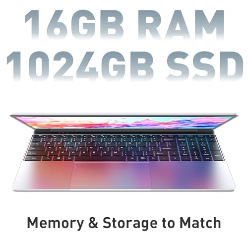 Business Laptop Computer for Work, Notebook PC for College Students, 1 ...