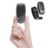 Wireless Mouse Mini Small Finger Bluetooth Mouse with TF Card Reader,Silent Pocket Portable Handheld Tiny Compact USB Travel Optical Mice for PC Laptop Computer Macbook Tablet Kids Women Men Gift
