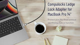 Compulocks Ledge Lock Adapter with Combination Cable Lock for MacBook Pro 14-Inch M1, M2
