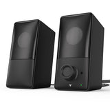 Computer Speakers with Bluetooth 5.4, 14W Bass Reflex Stereo PC Speakers with 15° Tilted Design
