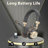 Wireless Headset with Mic for Work, Bluetooth V5.3 Headset with Mic (Noise Cancelling & Mute