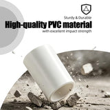 ATIVITOL 20Pcs 1/2" PVC Coupling Pipe Fittings (Socket x Socket) Schedule 40, 1/2 Inch PVC Fittings Connectors used For Sprinkler, Plumbing and Irrigation