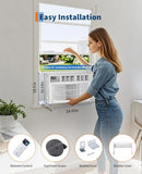 12000 BTU Window Air Conditioner with WiFi, Window AC Unit Cools Up to 550 Sq. Ft., Energy Saving with Remote & App Control & Timer Function, Perfect for Medium Rooms, Living Room, Office