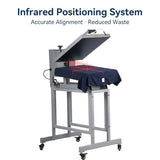 16x24 Inch Manual Clamshell Heat Press,110V 2000W Digital Control with Infrared Positioning