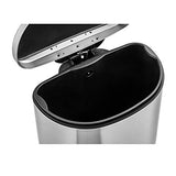 Heavy Duty Hands-Free Stainless Steel Commercial/Kitchen Step Trash Can