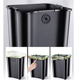 FWTCVB Stainless Steel Big Kitchen Bathroom Trash Can Recycle Storage
